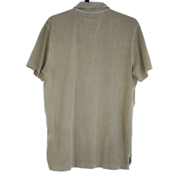 Buck Mason Mens Medium Sueded Cotton Polo Shirt G1438 - Picture 6 of 6